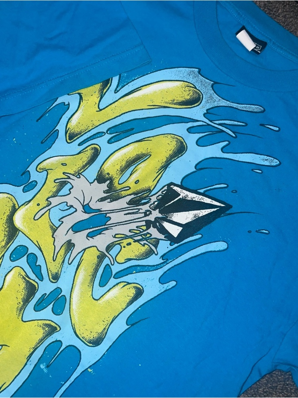 Vintage Y2K Volcom Splash Through Skate Surf  T Shirt Men’s Size Large